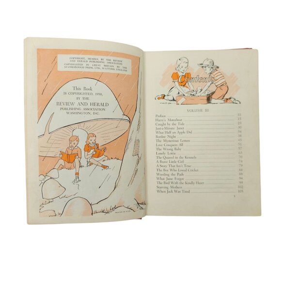 Uncle Arthur's Bedtime Stories Arthur S Maxwell Volume 3 Hardcover Book 1950 - Picture 6 of 14